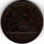 Belgique : 2 Centimes 1874 Morin 210 Ref 14967, Timbres & Monnaies, Bronze, Enlèvement ou Envoi, Monnaie en vrac