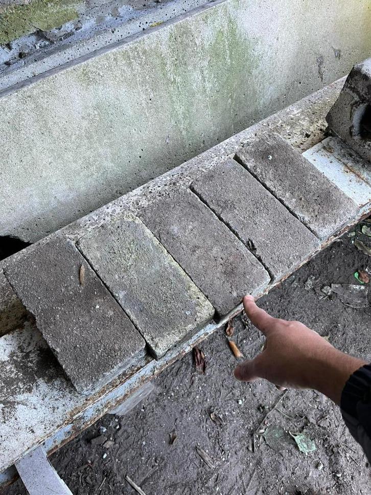 GRATIS betontegels & klinkers – ideaal voor oprit of terras, Tuin en Terras, Tegels en Klinkers, Gebruikt, Overige typen, Beton