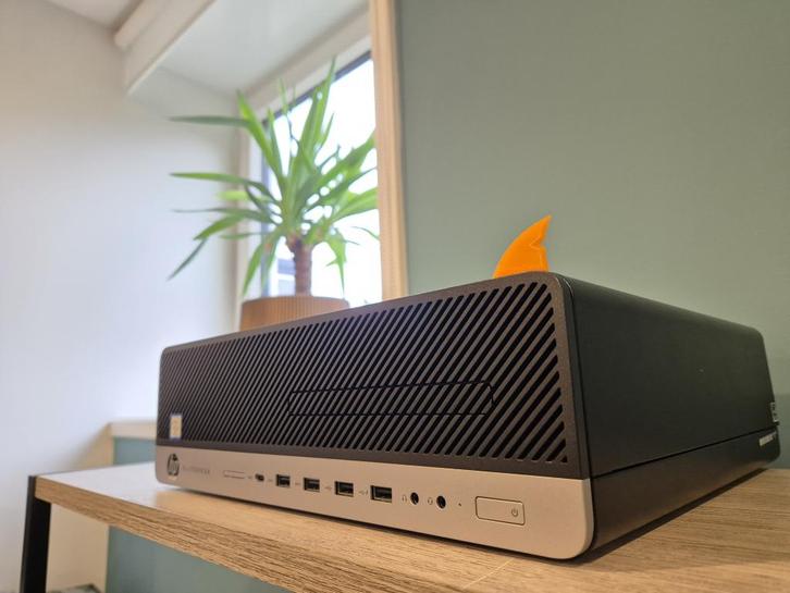 HP Elitedesk 800 G4 | i5 8600, 16GB DDR4, 512GB NVME, Informatique & Logiciels, Ordinateurs de bureau, Comme neuf, 4 Ghz ou plus