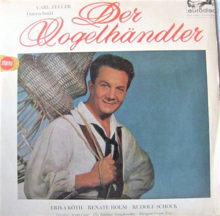 LP Der Vogelhändler Operette van M.West en L.Held, Cd's en Dvd's, Vinyl | Klassiek, Zo goed als nieuw, Romantiek, Opera of Operette