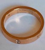 Cartier love ring. 750. 18 karaat. Maat 18., 18 tot 19, Verzenden, Nieuw, Met edelsteen