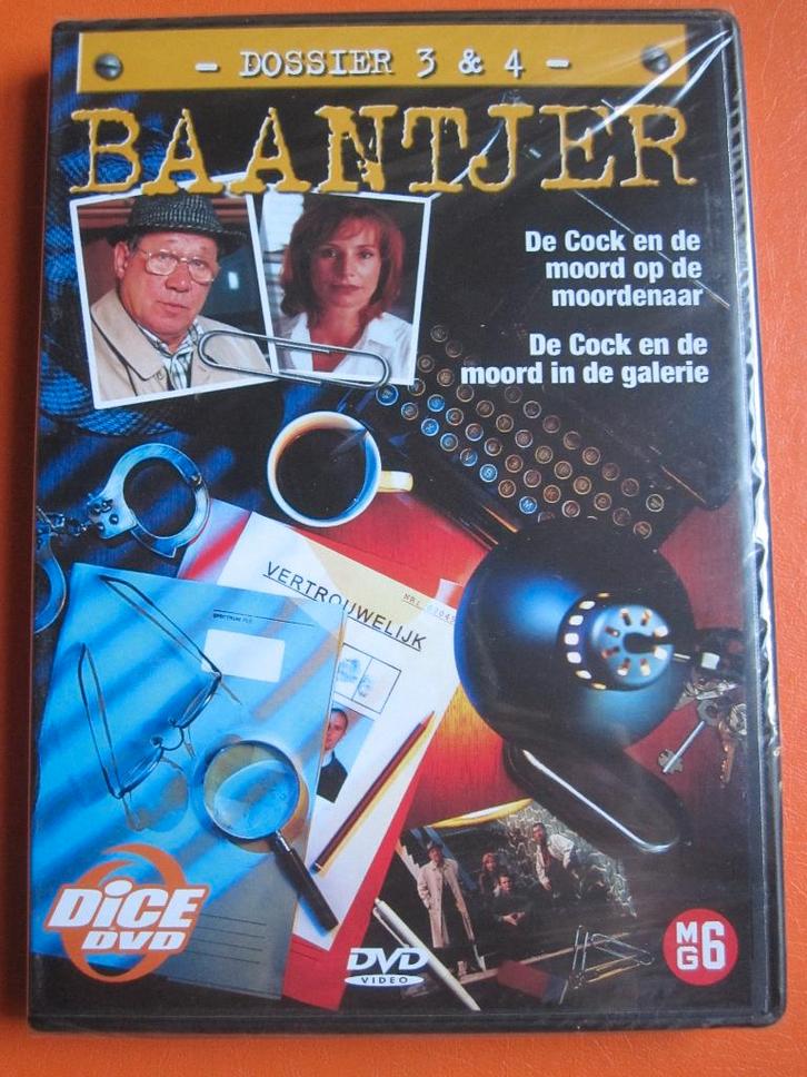 Baantjer - Dossier 3 & 4 (nieuw in de verpakking), Cd's en Dvd's, Dvd's | Thrillers en Misdaad, Nieuw in verpakking, Maffia en Misdaad