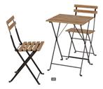 Salon de jardin (Table + 4 chaises) - Neuf, Jardin & Terrasse, Ensembles de jardin, Bois dur, Enlèvement ou Envoi, Salons de jardin