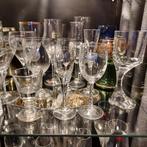 Kleine en grote sierglazen kristal kunnen per stuk genomen., Ophalen