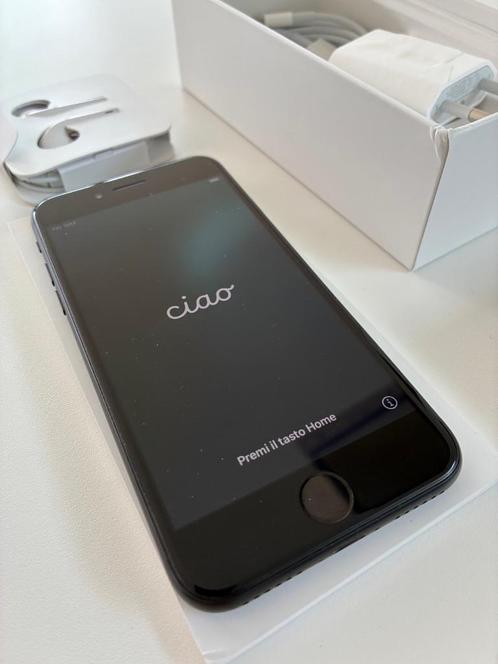 iPhone SE Black 256GB 2020 + lederen hoesje, Telecommunicatie, Mobiele telefoons | Apple iPhone, Gebruikt, 256 GB, Zonder abonnement