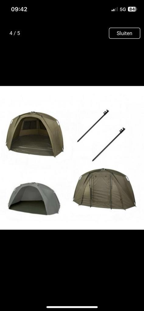 Trakker tempest brolly 100T, Watersport en Boten, Hengelsport | Karpervissen, Zo goed als nieuw, Ophalen