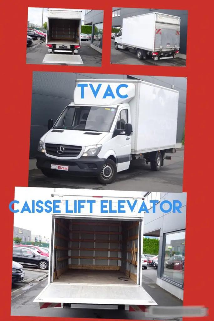 MERCEDES SPRINTER 314 CDI*VRACHTLOFT+ALUMINIUM BOX* BTW TERU, Auto's, Bestelwagens en Lichte vracht, Bedrijf, ABS, Airbags, Alarm