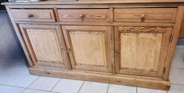 Ancien grand buffet en pichpin, Ancien, Moins de 100 cm, 150 à 200 cm, Comme neuf