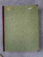 groen vintage postzegelalbum - 24 witte pagina's (leeg), Ophalen of Verzenden, Verzamelalbum