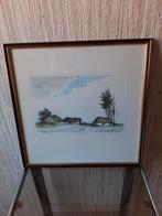 Kader met tekeningen, Antiek en Kunst, Kunst | Etsen en Gravures, Ophalen of Verzenden