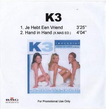 Unieke promosingle K3 originals beschikbaar voor biedingen