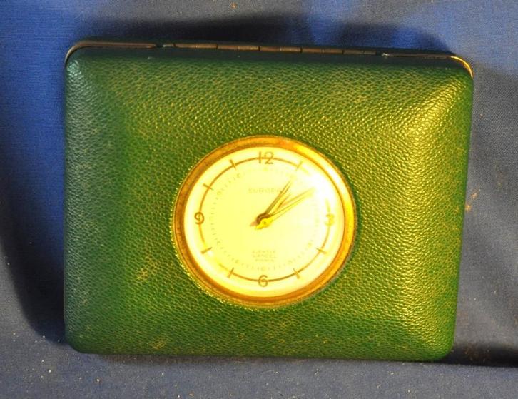 boite a bijoux reveil de voyage europa, Antiquités & Art, Antiquités | Horloges, Enlèvement ou Envoi