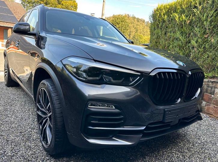 BMW X5 2.0, Auto's, BMW, Particulier, X5, Diesel, SUV of Terreinwagen, 4 deurs, Automaat, Zilver of Grijs, Zwart, Leder, Ophalen