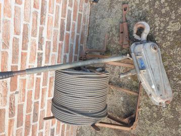 Tirfor 1500kg , 100m kabel. Ophalen te wechelderzande. beschikbaar voor biedingen