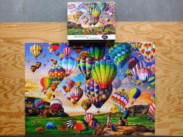 Puzzle 1000 pièces Huadada - Envol de montgolfières beschikbaar voor biedingen