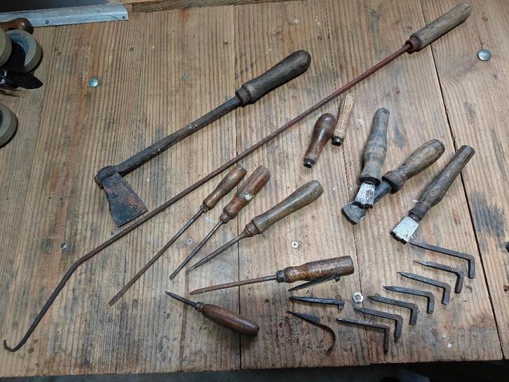 Lot vieux outils antiques, Antiquités & Art, Antiquités | Outils & Instruments, Enlèvement