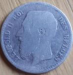 BELGIË:  1 FRANC 1869 FR KM28.1, Zilver, Zilver, Losse munt, Verzenden