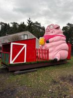 Carnavalswagen varken, Hobby en Vrije tijd, Feestartikelen, Ophalen, Zo goed als nieuw