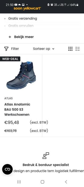 Atlas veiligheidsschoenen  beschikbaar voor biedingen