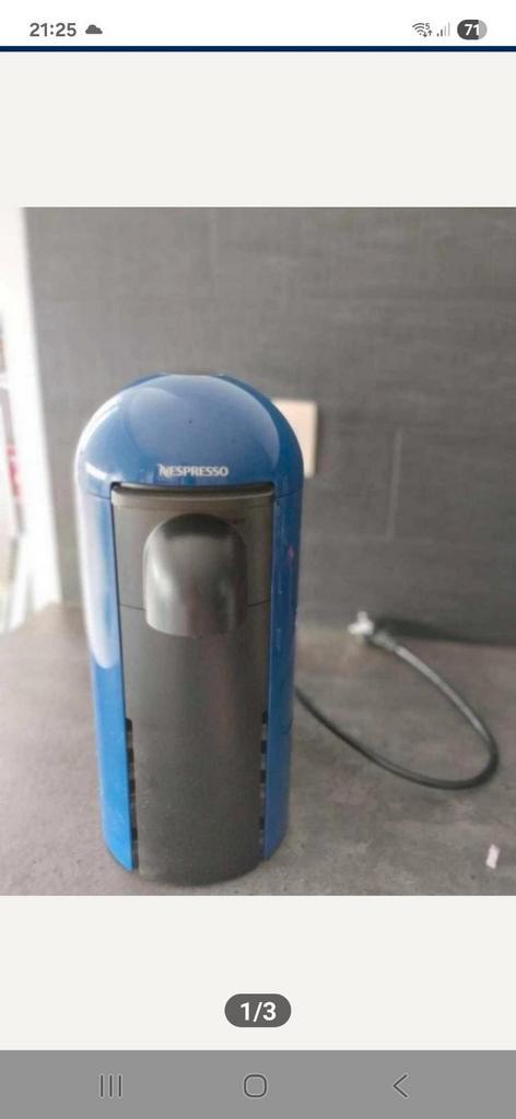 Nespresso vertuo plus, Electroménager, Accessoires de machine à café, Comme neuf, Enlèvement