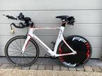 Triatlon fiets met vol achterwiel, Fietsen en Brommers, Carbon, Gebruikt, Ophalen