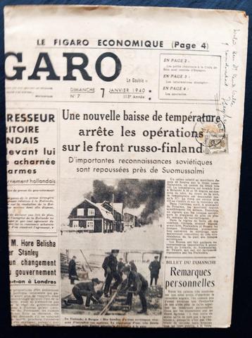 1.3 X LE FIGARO lié à la guerre, Enlèvement