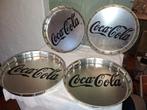 4 metalen plateau's coca cola, jaren 1990, Collections, Enlèvement ou Envoi, Neuf, Ustensile