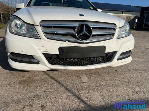 MERCEDES C W204 WIT 149 Voorbumper 2011-2014, Auto-onderdelen, Carrosserie, Bumper, Mercedes-Benz, Gebruikt, Ophalen of Verzenden