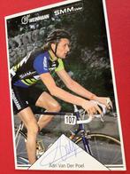 wielerkaart 1990 team weinmann  adrie van der poel signe, Envoi, Comme neuf