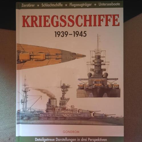 KRIEGSSCHIEFFE (OORLOGSBOTEN) 1939-1945 DUITS, Boeken, Oorlog en Militair, Marine, Tweede Wereldoorlog, Ophalen of Verzenden