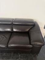 Lederen relax zetel te koop, Maison & Meubles, Canapés | Salons, 100 à 125 cm, 250 à 300 cm, Quatre personnes ou plus, Banc droit