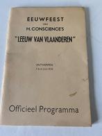 Eeuwfeest van H. Conscience's Leeuw van Vlaanderen : officie, Gelezen, Gazet van Antwerpen, België, Ophalen