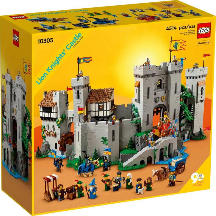 Lego 10305 Leeuwenridders kasteel nieuw / uitverkocht + gwp, Kinderen en Baby's, Speelgoed | Duplo en Lego, Nieuw, Lego, Complete set