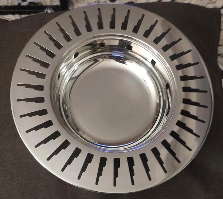 Alessi fruitmand van roestvrij staal, Antiek en Kunst, Antiek | Zilver en Goud, Ophalen
