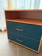 A donner commode Flexa bois / bleu, Enlèvement