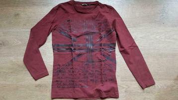 bordeau longsleeve Antony Morato maat 146 - 152, Kinderen en Baby's, Ophalen of Verzenden, Zo goed als nieuw, Shirt of Longsleeve