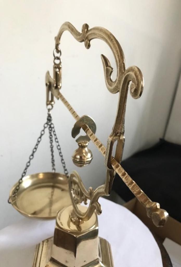 Weegschaal Goud Brons Frankrijk Antiek ✨😍⚡💑🎁🤗😊👌, Antiek en Kunst, Antiek | Brons en Koper, Brons, Ophalen of Verzenden