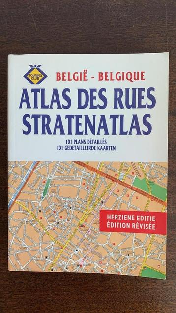 Stratenatlas België. 101 gedetailleerde kaarten