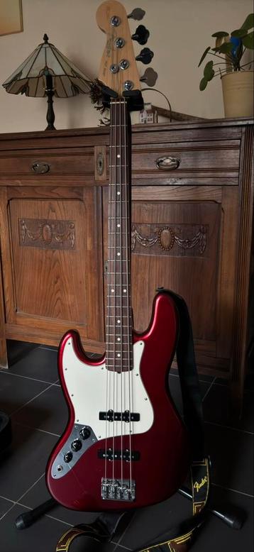 Ruilen: Fender USA Jazz Bass 2012 linkshandig., Enlèvement, Comme neuf