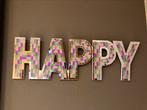 Wanddecoratie ‘Happy’, Ophalen, Zo goed als nieuw