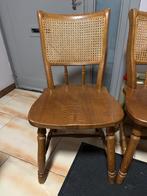 Houten stoelen 4 stuks, Bruin, Ophalen of Verzenden, Zo goed als nieuw, Vier