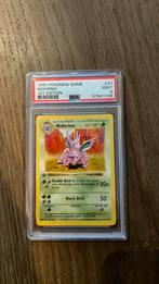 Nidorino 1st edition base set SHADOWLESS PSA 9, Hobby en Vrije tijd, Verzamelkaartspellen | Pokémon, Ophalen of Verzenden, Zo goed als nieuw