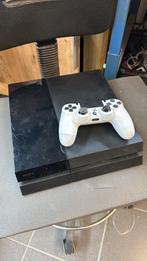 Kapotte Playstion 4 met kapotte controller, Games en Spelcomputers, Spelcomputers | Sony PlayStation 4, Ophalen, 500 GB, Niet werkend