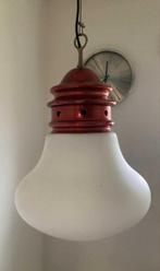 Hanglamp met glazen lamp, Italië, Ophalen of Verzenden, Glas