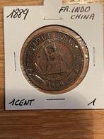 Oude munten Frans Indochina, Ophalen of Verzenden, Setje