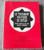 Le testament politique de Hitler, Ophalen of Verzenden, 20e eeuw of later, Gelezen