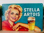 Panneau d'affichage en métal Stella Artois, Collections, Marques de bière, Panneau, Plaque ou Plaquette publicitaire, Stella Artois