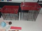 2 Hamsterkooien met tal van toebehoren, Animaux & Accessoires, Rongeurs & Lapins | Accessoires, Enlèvement, Utilisé, Soins