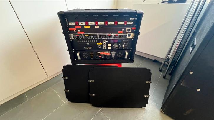 Muziekinstallatie met versterker, cd speler, mixer, …, Audio, Tv en Foto, Professionele apparaten, Gebruikt, Audio, Ophalen