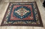 Perzisch tapijt, grof, handgeknoopt 195x204cm, Huis en Inrichting, Ophalen, Gebruikt, Vierkant, 200 cm of meer
